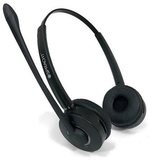 Alt view image 10 of 20 - ZuM Maestro Bluetooth Wireless Headset with Base Station - Dual Ear version for full Stereo effect.  Noise Canceling Mic.