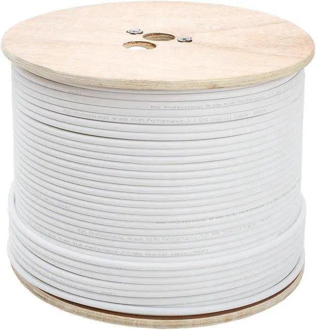 Alt view image 2 of 8 - RG6 Standard Shield Cable - 1000 Feet White