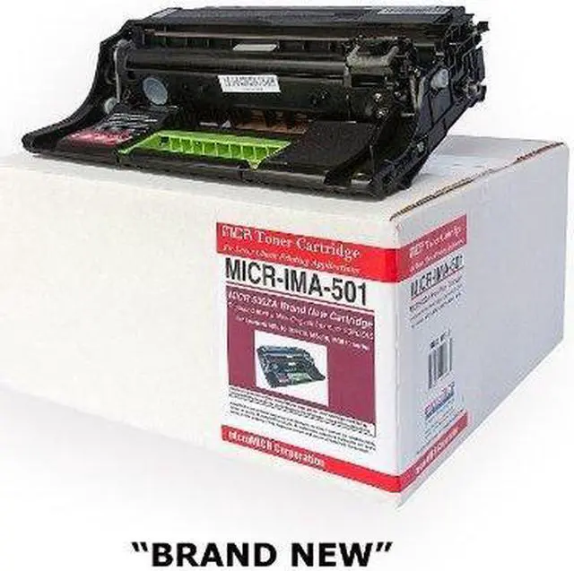Alt view image 5 of 5 - MICR Print Solutions Lexmark Image Unit New For Use w/ MICRTLN501 11"x6"x12" BK