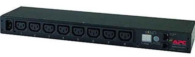 Alt view image 7 of 10 - APC Rack PDU, Metered, 1U, 12A/208V, 10A/230V, (8) C13