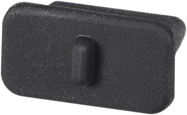 Alt view image 3 of 4 - Silicone A3 USB Anti-Dust Stopper Cap Cover Black 20pcs