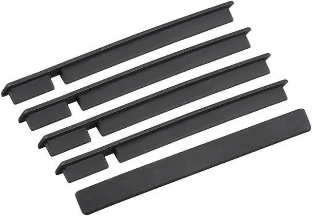 Main image of Silicone PCI Slot Anti-Dust Stopper Cap Cover Black 5pcs