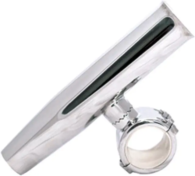 Alt view image 3 of 6 - Tigress 1" Polished SS Adjustable Clamp-On Rod Holder