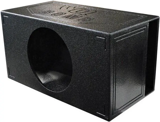 Alt view image 9 of 9 - QPower QBOMB15VL Single 15" Vented Ported Car Subwoofer Sub Box Enclosure QBOMB