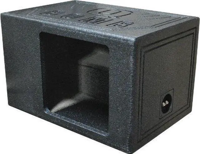 Alt view image 2 of 6 - Qpower QBOMB12VLSINGSQ Single 12" Bomb Box Vented Square Hole