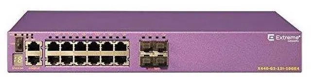 Alt view image 2 of 7 - Extreme Networks X440-G2-12t-10GE4 Ethernet Switch