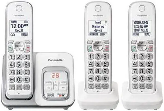Main image of Panasonic KXTGD533 Expandable Cordless Phone with Answering Machine - 3 Handsets