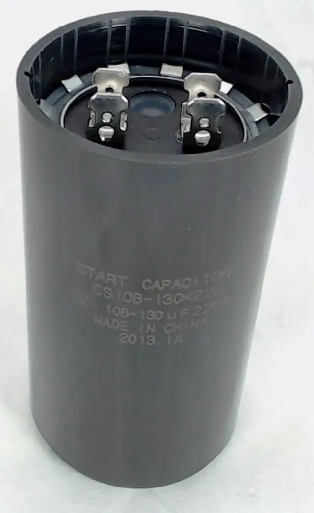 Main image of Start Capacitor, Round, 108-130 Mfd., 220 Volt, CS108-130X220