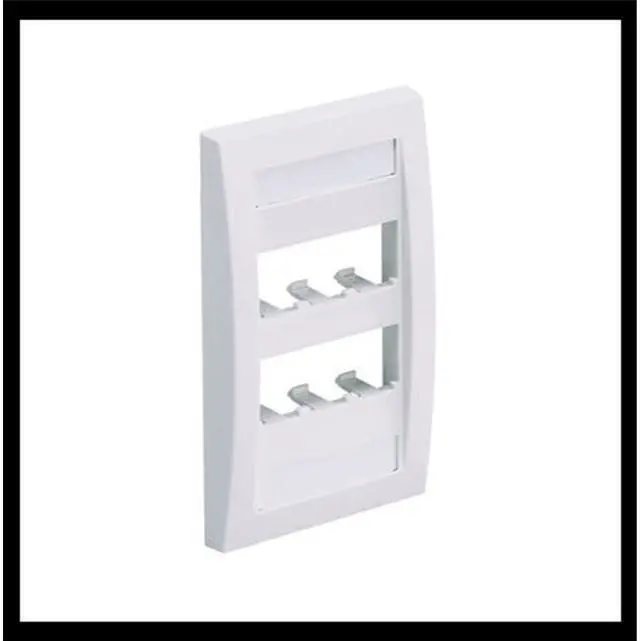 Alt view image 2 of 2 - Panduit Executive CFPE6IWY Faceplate
