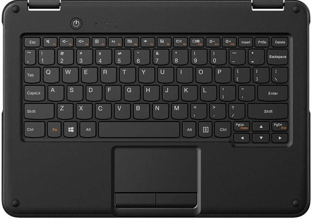 Alt view image 4 of 8 - Lenovo 300e Winbook 81FY0019US 11.6" Touchscreen LCD 2 in 1 Notebook - Intel Celeron N3450 Quad-core (4 Core) 1.10 GHz - 4 GB - 64 GB Flash Memory - Windows 10 S - 1366 x 768 - In-plane Switching (IPS) Technology - Convertible
