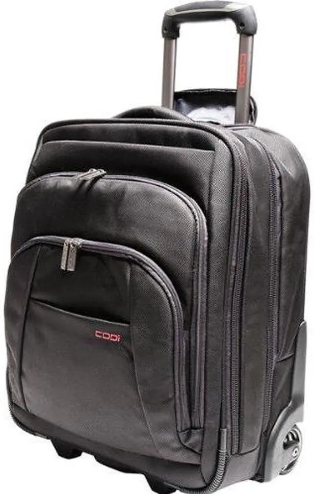 Alt view image 15 of 18 - Codi Mobile max Carrying Case (Roller) for 17.3" Travel Essential - Black - Nylon - 18.5" Height x 13.8" Width x 9" Depth