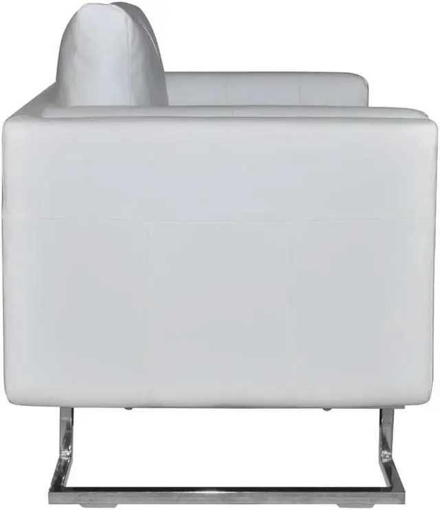 Alt view image 5 of 11 - vidaXL Armchair Lounge Chair for Home Office Living Room Black Faux Leather