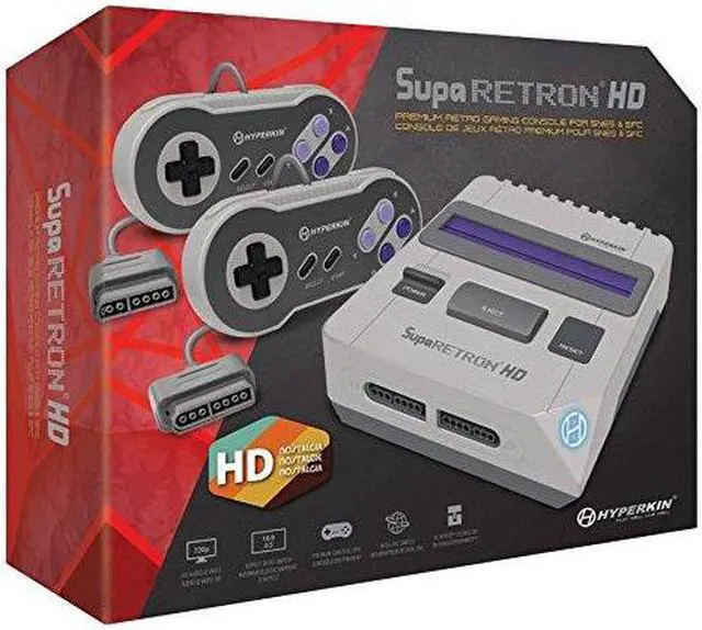 Alt view image 13 of 17 - Hyperkin SupaRetroN HD Gaming Console for Super NES/Super Famicom