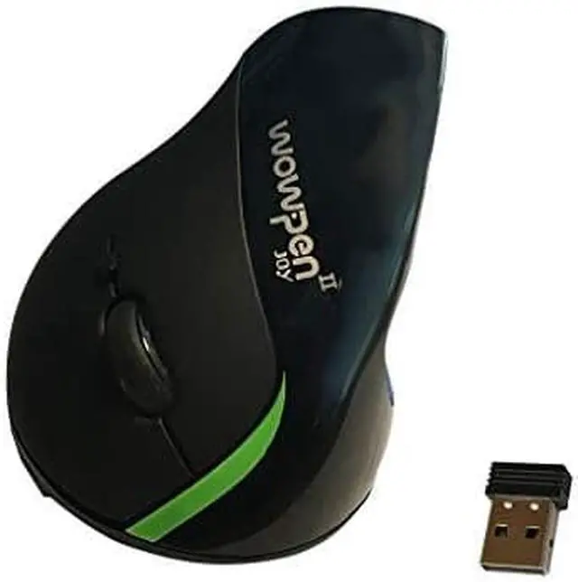 Alt view image 2 of 5 - ERGOGUYS LLC WP-012-S-EW WOW JOY SILVER WIRELESS ERGONOMIC MOUSE