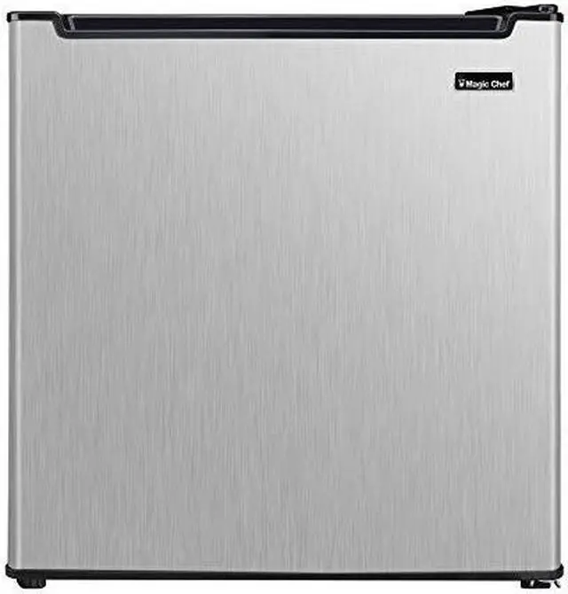 Alt view image 3 of 7 - Magic Chef - MCAR170STE - Magic Chef MCAR170STE 1.7-Cu.-Ft. 90-Watt Stainless Steel Mini Refrigerator