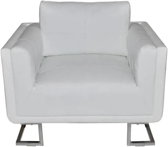 Alt view image 2 of 11 - vidaXL Armchair Lounge Chair for Home Office Living Room Black Faux Leather