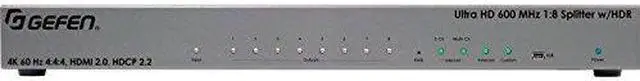 Alt view image 5 of 14 - Gefen Ultra Hd 600 Mhz 1:8 Splitter For Hdmi W/ Hdr