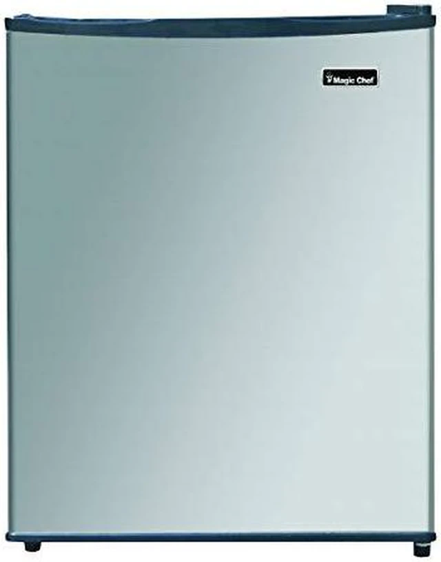 Alt view image 2 of 7 - Magic Chef - MCAR240SE2 - Magic Chef MCAR240SE2 2.4 Cubic-Ft Stainless Steel Refrigerator