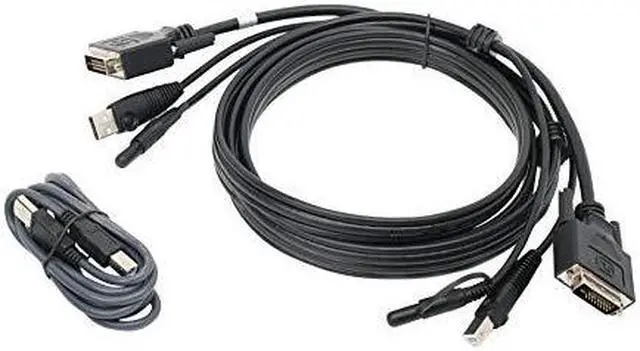 Alt view image 6 of 6 - IOGEAR G2L703UTAA3 10 Ft. DVI, USB KVM Cable Kit with Audio (TAA)