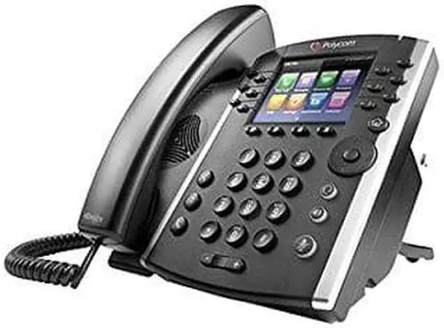 Alt view image 8 of 14 - Polycom 2200-46162-025 VVX 410 12-line (PoE) Mid-Range Business Media Phone