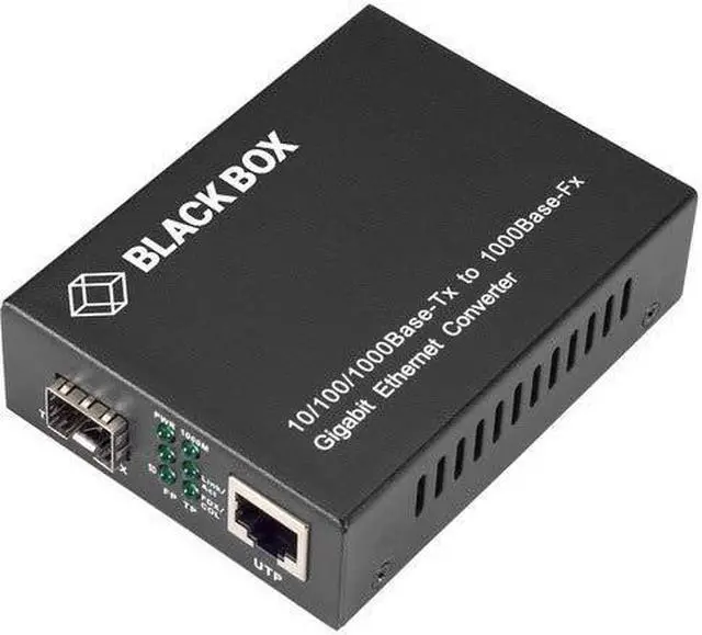 Alt view image 2 of 4 - BLACK BOX LGC210A GB ETH MED CNV COP 1000MB SFP