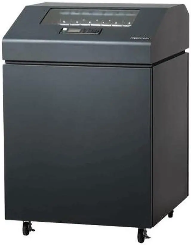 Alt view image 4 of 4 - Printronix P8C10-1111-0 Lm Impact Printer 1000 Lpm Cabinet