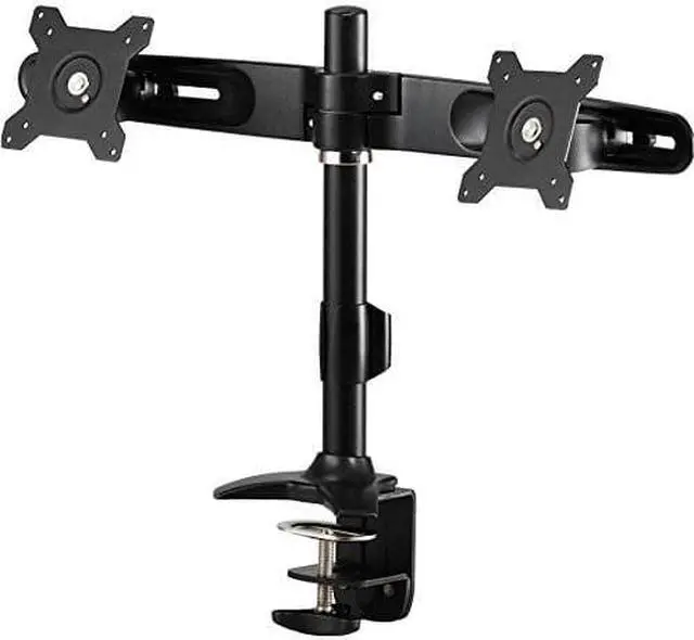 Alt view image 3 of 10 - Amer Mounts AMR2C Dual Monitor Mount with Desk Clamp - 15" to 24" Monitors