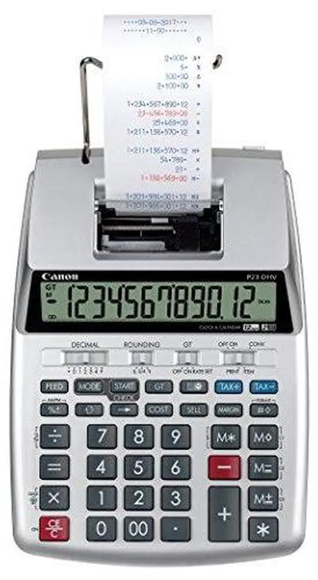 Alt view image 2 of 7 - Canon 2279C001 P23-DHV-3 Printing Calculator