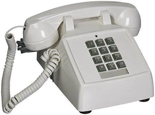 Alt view image 8 of 9 - Cortelco 250015-Vba-20m Desk Phone With Volume White