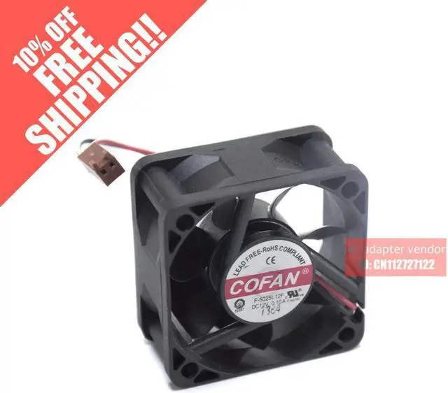 Main image of New  COFAN F-5025L 12F DC12V 0.10A 5CM fan 50 * 50 * 25MM