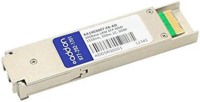 Alt view image 4 of 7 - AddOn Avaya/Nortel AA1403007-E6 Compatible TAA compliant 10GBase-LRM XFP Transceiver (MMF; 1310nm; 220m; LC; DOM)