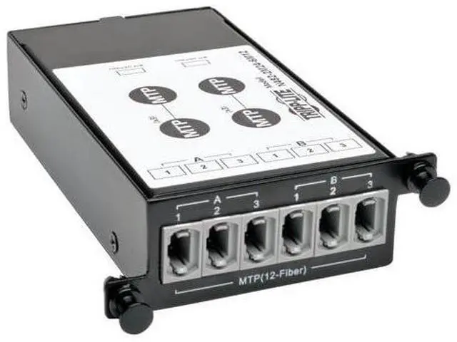 Alt view image 12 of 15 - Tripp Lite 100Gb/120Gb Pass-through Cassette - Fiber optic cassette - MTP/MPO X