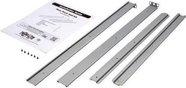 Alt view image 2 of 8 - Tripp Lite PDU Rear Support Rail Kit 1U ATS PDUS Mounted 4Post & Enclosures