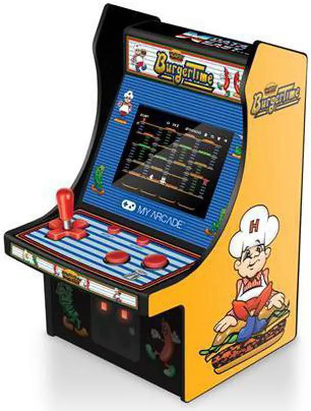 Alt view image 8 of 15 - DREAMGEAR DG-DGUNL-3203 6 RETRO BURGERTIME MICRO ARCADE