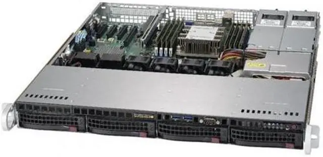 Alt view image 2 of 4 - SuperMicro SYS-5019P-MTR 1U Server