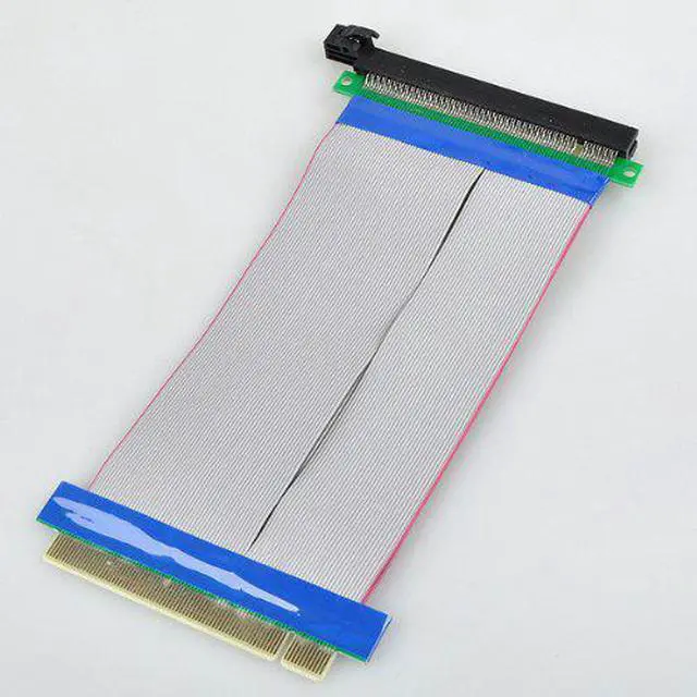 Alt view image 2 of 4 - Hot New PCI Express PCI E 16X Riser Card Ribbon Extender Extension 20cm Cable