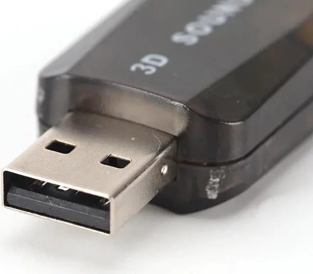 Alt view image 5 of 5 - USB Sound Card USB Audio 5.1 External 3D USB Sound Card Audio Adapter Mic Speaker Audio Interface For Laptop PC Micro Data