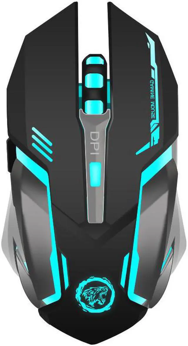 Main image of Rechargeable Wireless Gaming Mouse 7-color Backlight Breath Comfort Gamer Mice for Computer Desktop Laptop NoteBook PC-white