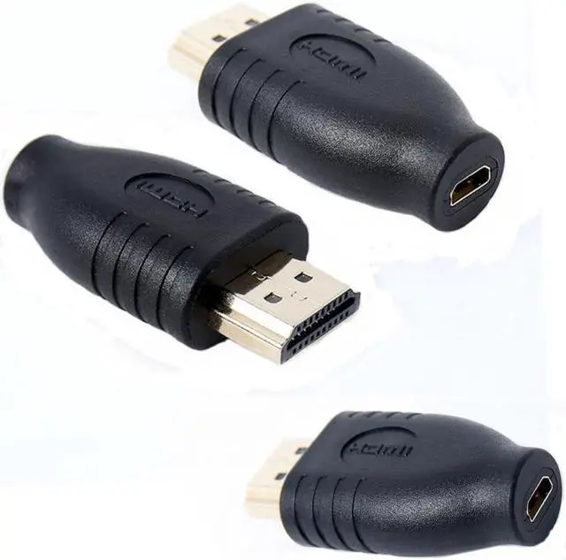 Alt view image 3 of 6 - Multimedia Electronics Audio Video HDMI Male Switch to MICRO HDMI Female Coverter HDMI High-definition Adapter Converters