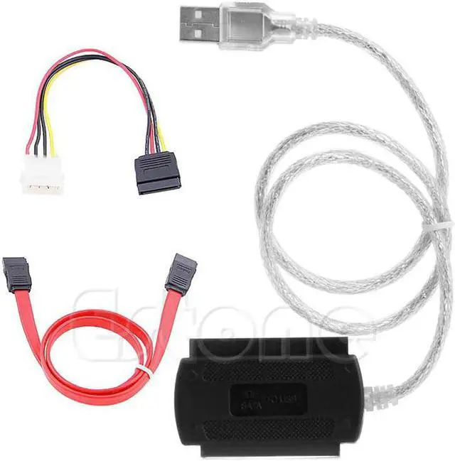 Alt view image 3 of 6 - For 2.5/3.5 Drive Hard SATA/PATA/IDE Drive to USB 2.0 Adapter Converter Cable #4XFC# Drop shipping