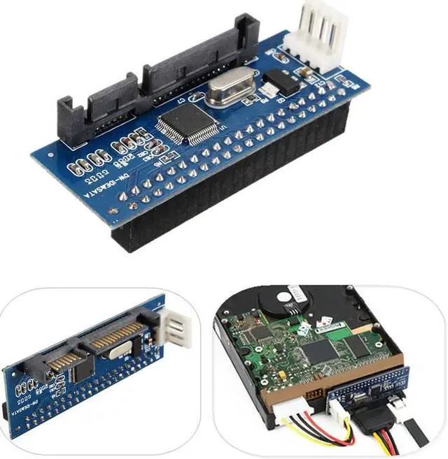 Alt view image 4 of 6 - 40pin 3.5" IDE HDD Drive Female to 22pin Male SATA Adapter Converter Card ard Disk for Computer Case Chassis Hard Drive