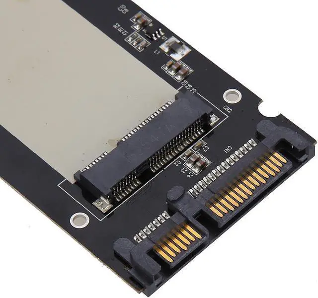 Alt view image 5 of 6 - mSATA SSD To 2.5" SATA Drive Converter Adapter mSATA Card PCB SSD Size 50mm x 30mm For Windows2000/XP/7/8/10