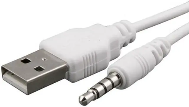 Alt view image 2 of 3 - 3.5mm Male AUX Audio Plug Jack to USB 2.0 Converter Cable Cord for Apple Ipod MP3 Audio Cable Line  XXM