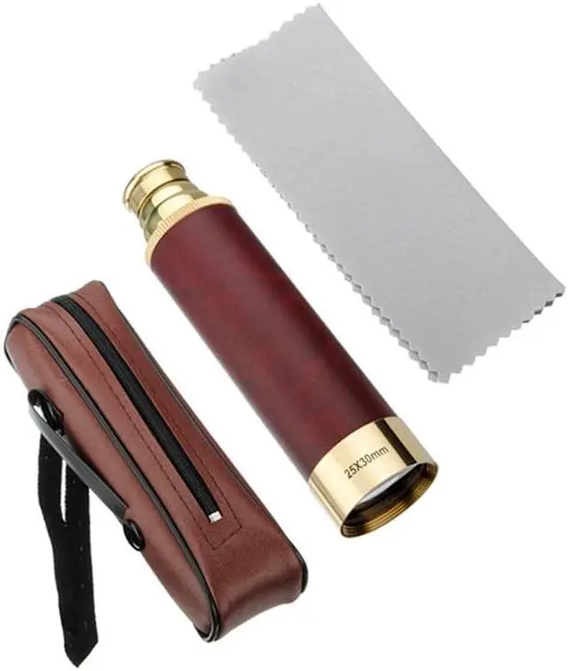 Alt view image 4 of 6 - Pirates of the caribbean 25x30 telescopio Monocular telescope optics Nautical Brass Spyglass Maritime Outdoor Camping Genuine