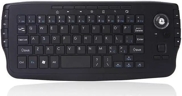 Main image of Mini 2.4G Wireless Keyboard with Trackball Sky Squirrel Handheld Touchpad gaming keyboard