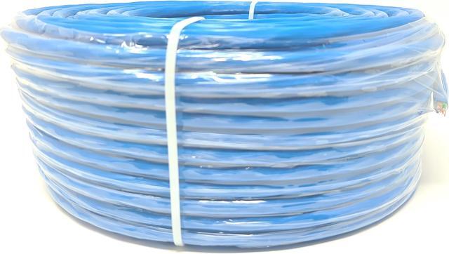 Alt view image 3 of 5 - Micro Connectors 250 Feet CAT6A Solid STP Bulk Ethernet 23AWG Cable- Blue (TR4-570SHBL-250)