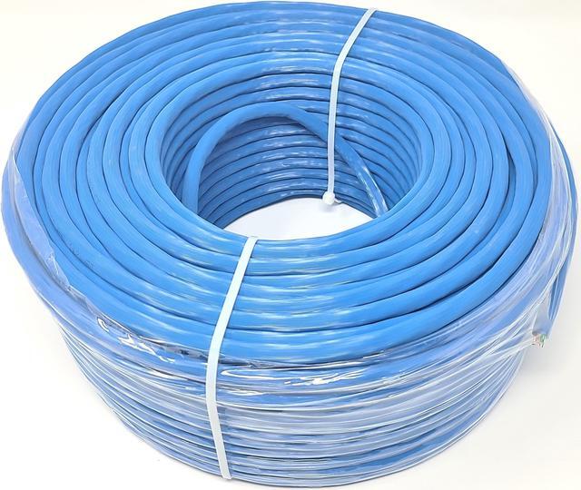Alt view image 4 of 5 - Micro Connectors 250 Feet CAT6A Solid STP Bulk Ethernet 23AWG Cable- Blue (TR4-570SHBL-250)