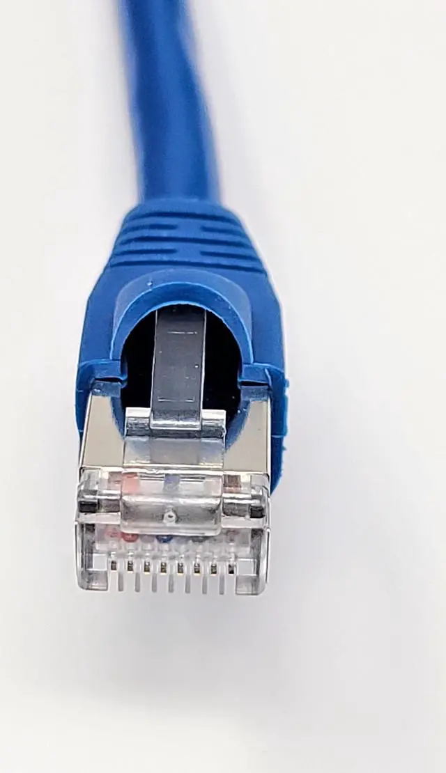 Alt view image 3 of 4 - Micro Connectors 100 Feet Cat6A (STP) Patch 24AWG Cable (Blue) (E09-100BL-S)