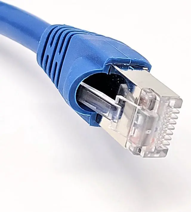 Alt view image 2 of 4 - Micro Connectors 100 Feet Cat6A (STP) Patch 24AWG Cable (Blue) (E09-100BL-S)