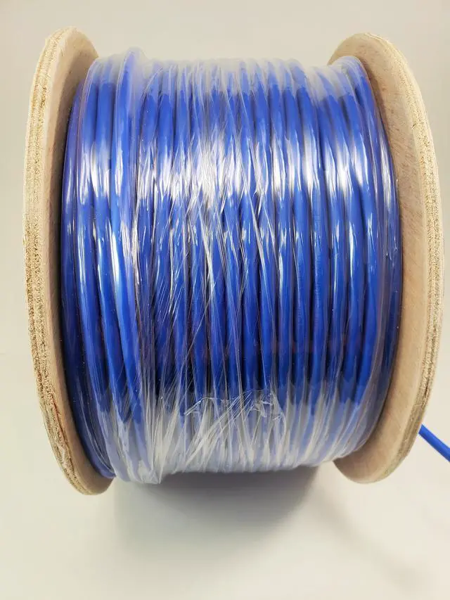 Alt view image 5 of 14 - Micro Connectors  500FT Solid Shielded (STP) CAT6 Outdoor, UV Resistant Bulk Ethernet 23AWG Cable - Blue (TR4-560BLOU-500)